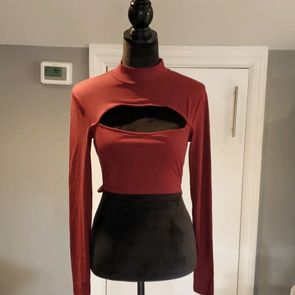 Dark Red top